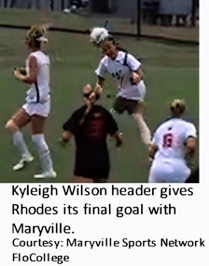 Kyleigh Wilson caps Rhodes win with 5th goal vs. Maryville, 2026